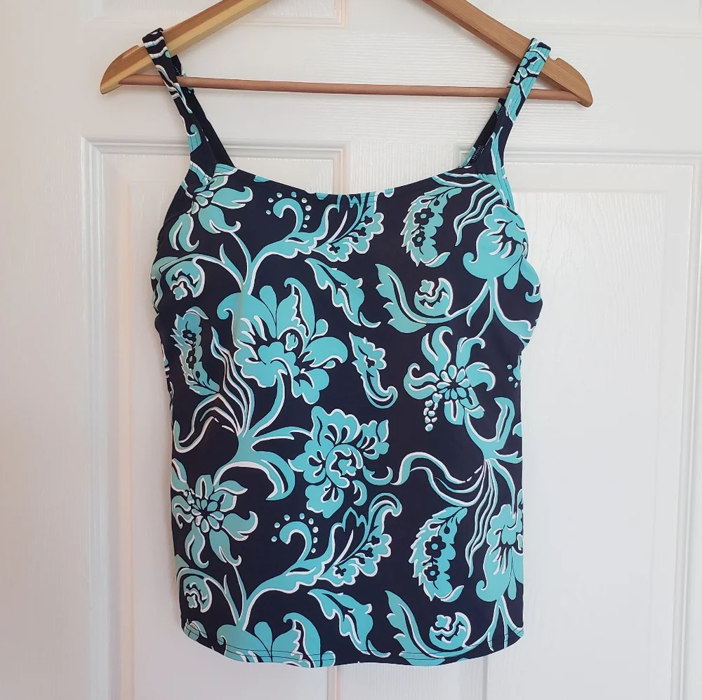 Lands' End Tankini Top swim suit top beach